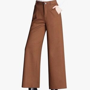 Wool Polyester Blend Slacks